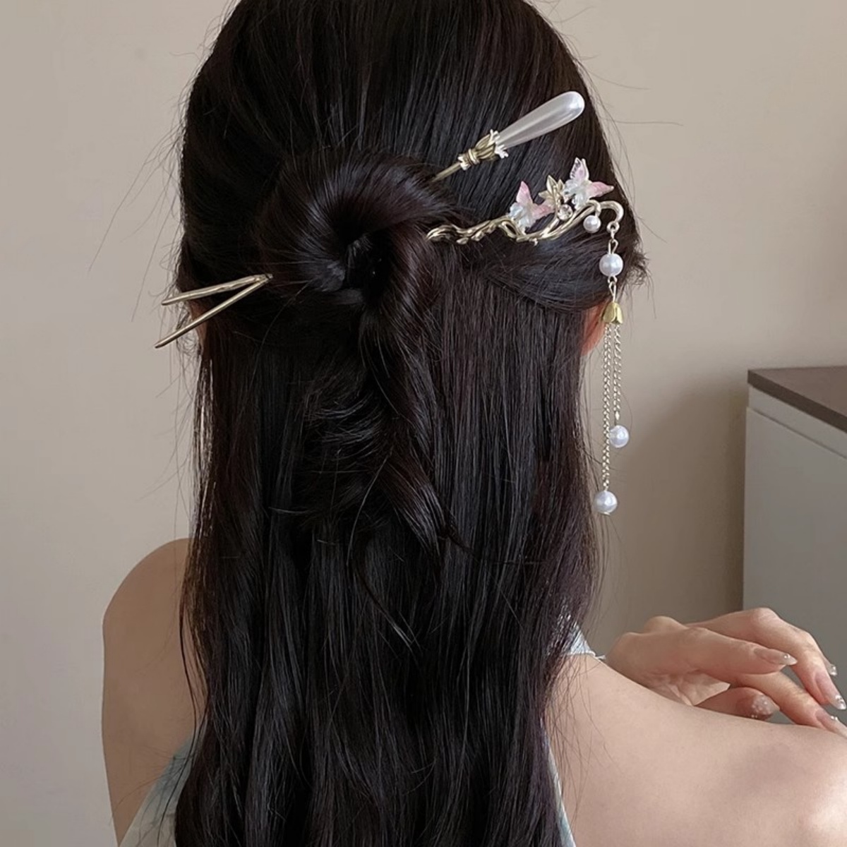 2025 New Flower Hairpin For Wo - Shop Jewelry & Watches Near Me review and price