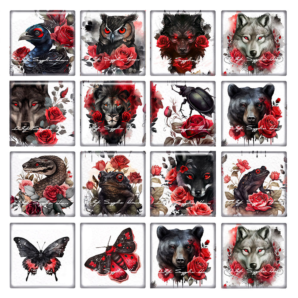 10pcs/lots Halloween Gothic Re - Wolf Jewelry & Watches Tampa review and price