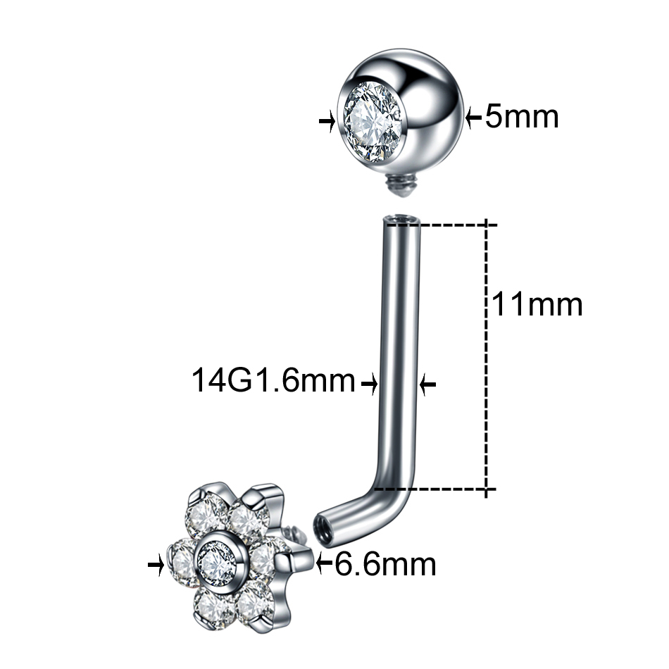 1PC ASTM F136 Titanium Intimat - Christina Jewelry & Watches Marguerite Ørestik Forgyldt Sølv review and price