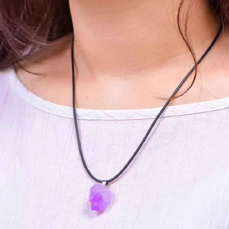 Natural Amethysts Flower Neckl - Crystal Choker Necklace review and price