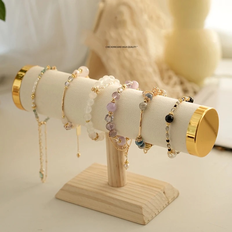 Wood Base T‑Bar Bracelet Displ - Jewelry Shop Watches review and price