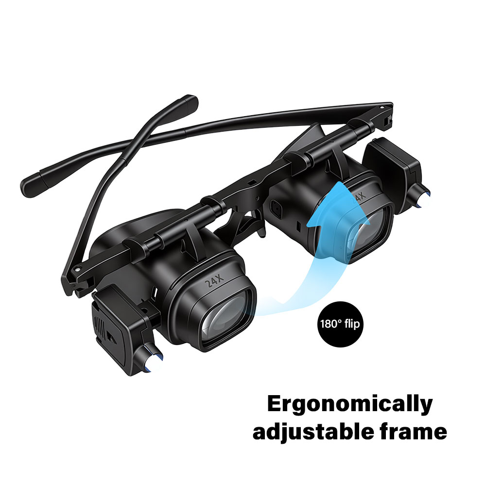 Portable 2X-24X Headband Magni - Jewelry Eyewear Watches & Accessories review and price