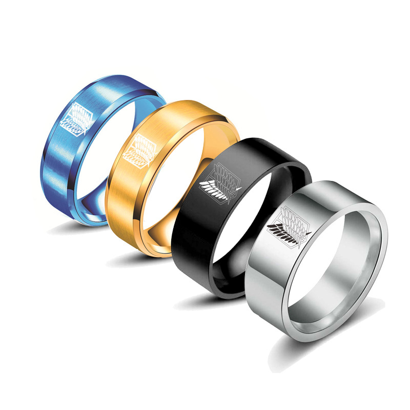 4pcs Anime Trendy Charm Attack - Levi Jewelry & Watches Inc review and price