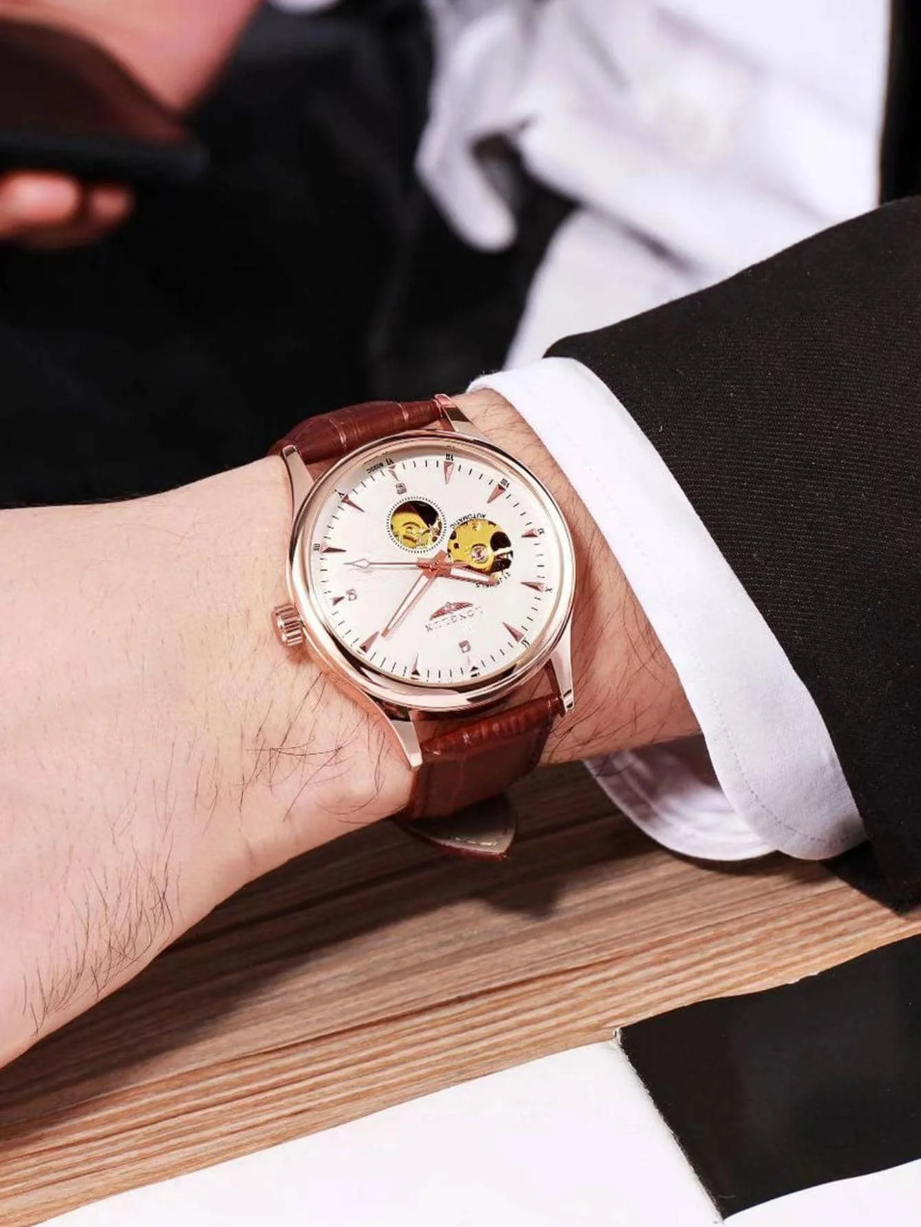 LONGLUX Automatic Watch Elegan - Seiko Watch 5 Sports review and price